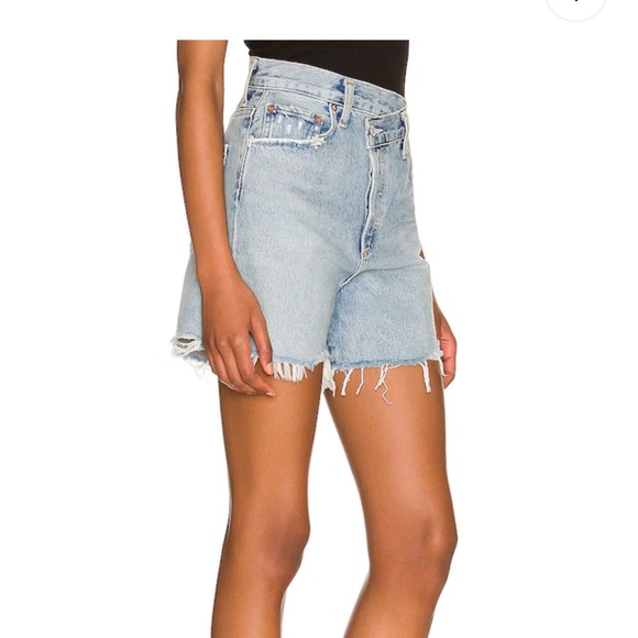 Agolde Criss Cross short in Symbol - Picture 2 of 7